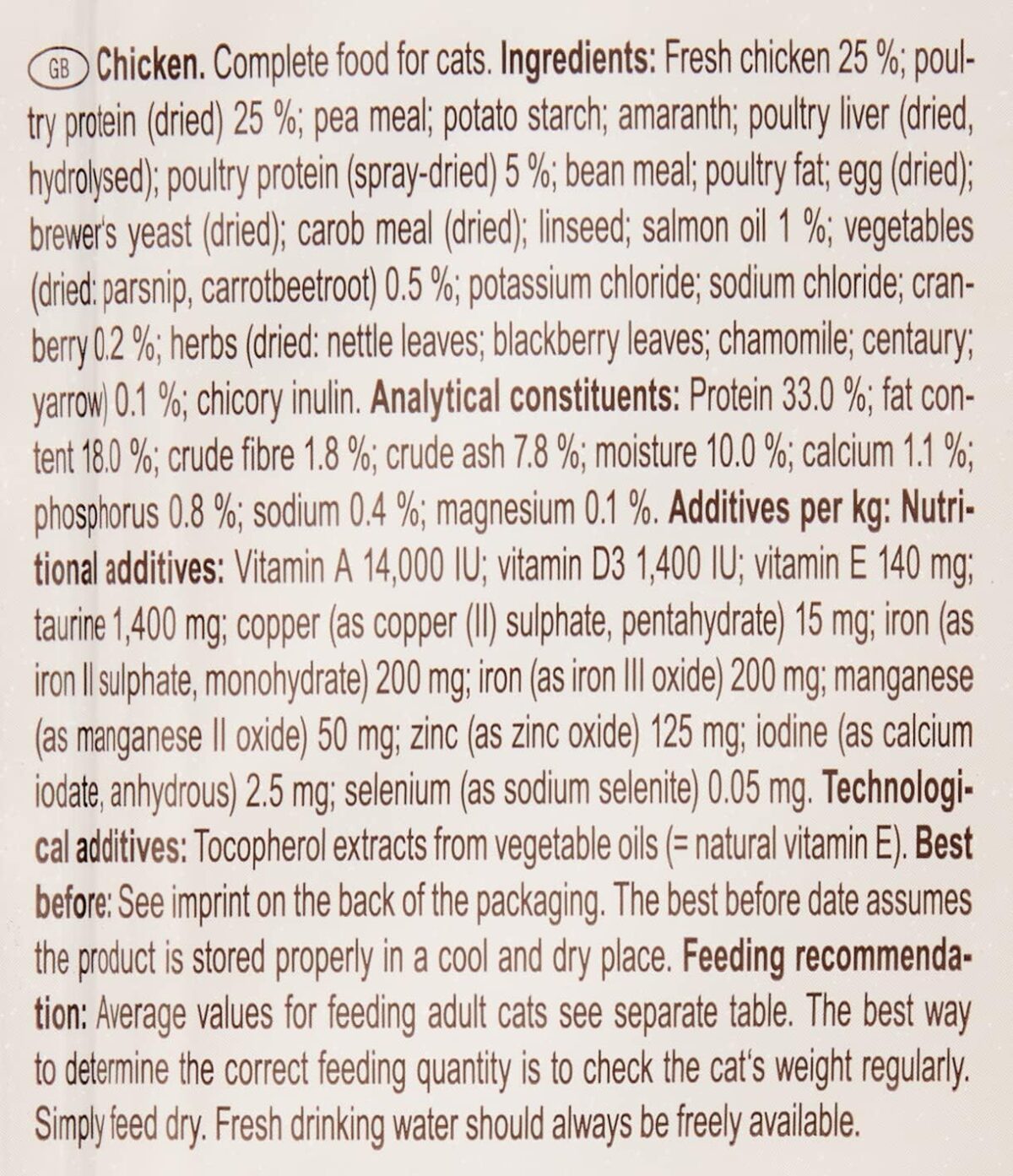 Venandi Animal – Premium Katzenfutter – Huhn, mit viel frischem Geflügel, Trockenfutter, getreidefrei 1er Pack (1 x 1,5kg)