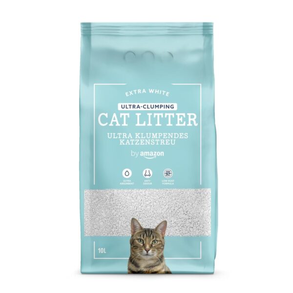 weißes Ultra-Klumpstreu für Katzen 10L